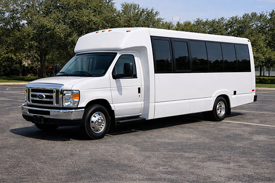 18-passenger minibus available for charter in Wilmer, TX